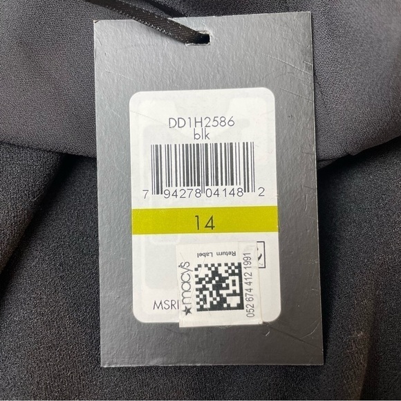 Nwt DKNY Womens Puff Sleeve Knee Cocktail and Party Dress Size 14 - Picture 7 of 10